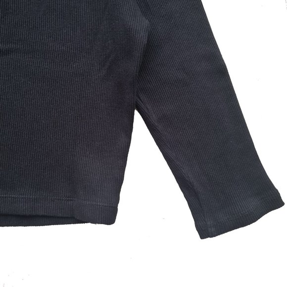 Size- S, Forever 21 black crop off-shoulder knitted top - Picture 4 of 6